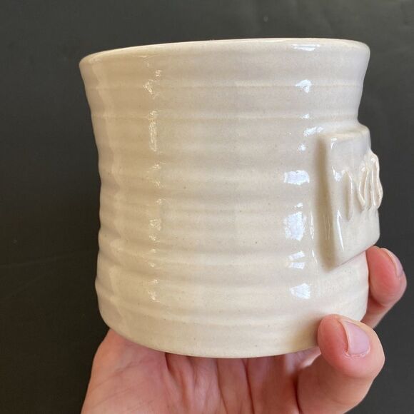 MAGNOLIA Coffee Mug Stoneware Hand Made Black Oak Art Magnolia Market Waco Texas - Picture 8 of 12